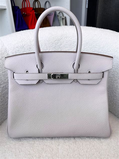 hermes birkin mauve pale|hermes birkin 30cm.